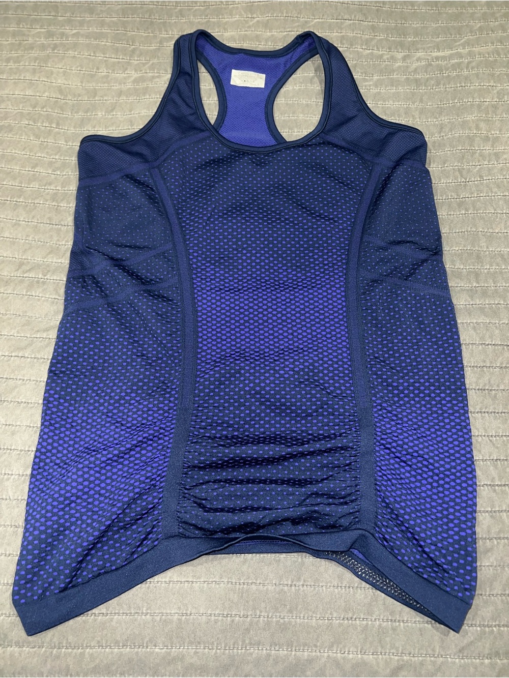 Athleta Navy & Royal Blue Racerback Tank
